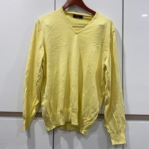 ZARA men’s yellow light weight sweater